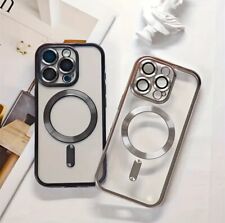 Magsafe Hülle Kameraschutz für iPhone 11 12 13 14 15 16 17 Pro Max Magnet Case