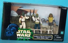 STAR WARS POTF2 Cinema Scene "Jabba's Skiff Guards" Hasbro 1998