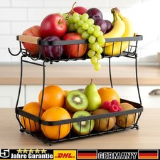 Obstkorb Etagere 2 Etagen