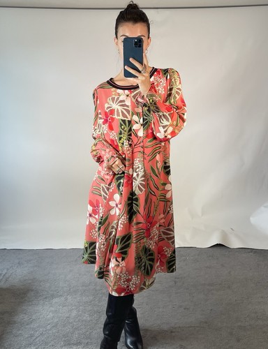 Marc cain uk16 kleid blumen - marc, n5