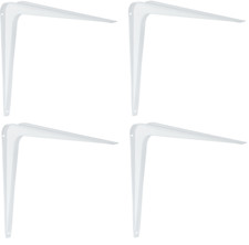 4x Regalträger weiß