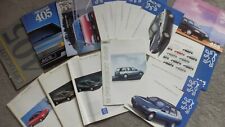 Peugeot 405 Peugeot 405 Break Prospekt Konvolut 1988-1993 Peugeot 405 405MI16