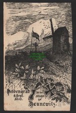 151627 AK Heldengrab bei der Mühle zu Dennewitz 1813 - 1913 Künstlerkarte