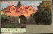 Künstler Litho Liebermann, Ernst, Vor dem Tore - 10598553