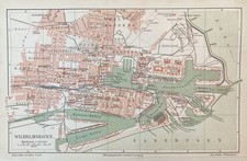 antike Landkarte: Stadtplan