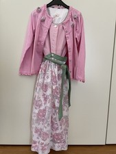 Dirndl Kind Pink/ Weiß mit
