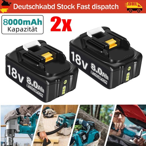 18v 8000mah akku - 2x,