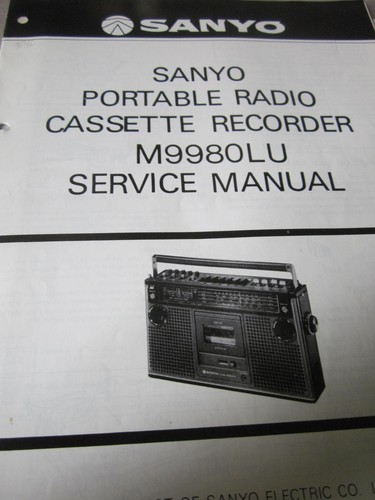 Sanyo radio cassette - sanyo, recorder
