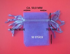 10X 50X70 MM ORGANZASÄCKCHEN