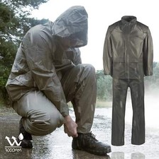 Regenanzug BW Regenjacke Regenhose verschiedene Farben für Outdoor & Camping