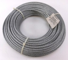 Obo Bettermann Drahtseil 6mm | verzinkt | DIN 3055 | ca. 40 Meter