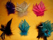 Haarschmuck braun Blüte Blume Haarspange Haarclip Schmuck  Brautschmuck  Braut