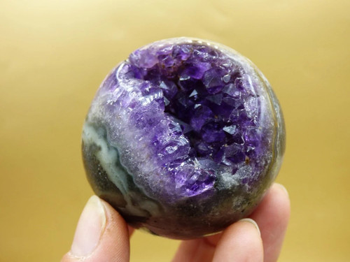 Amethyst geode kugel - amethyst,
