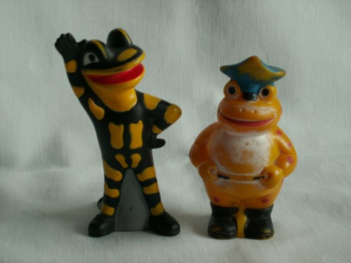 Salamander werbefiguren - salamander,