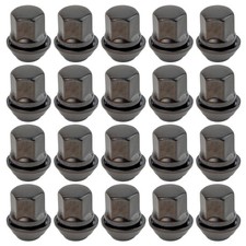 20x Radmuttern Schwarz M12x1,5