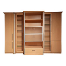 Gwinner Wohnwand Ponte Ahorn Light Inklusive Halo Strahler Und Trafo