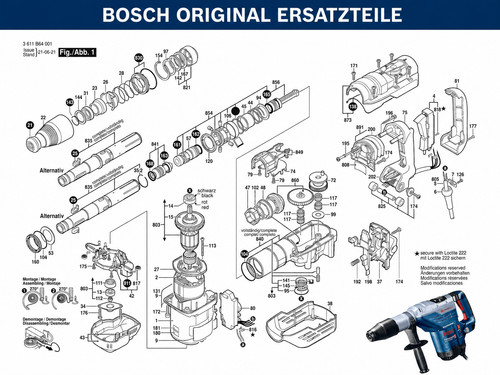 Bosch gbh dce bohrhammer - bosch,