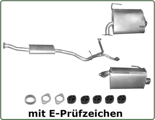 Auspuffanlage subaru forester - auspuffanlage,