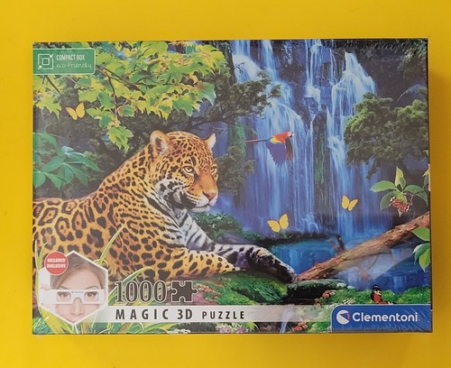 Puzzle magic jaguar - 3d, jungle