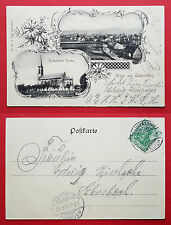 Jugendstil AK LEUTERSDORF bei Neugersdorf 1903 Katholische Kirche  ( 17132