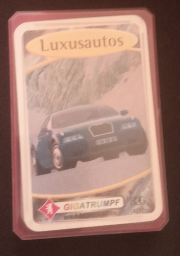 Luxusautos gigatrumpf quartett - luxusautos,