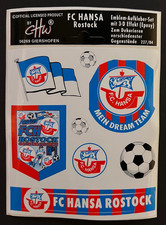 Hansa rostock aufkleber - fc,