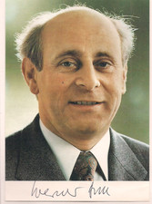 Autogramm Werner Broll MdB Origialunterschrift