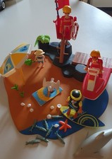 Playmobil 3664 Strandwache Lifeguard Delfin Strand Jetski Urlaub Meer RAR 2004