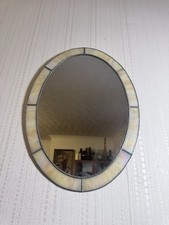 Vintage Buntglasspiegel mit