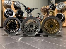 Lenso BSZ Alufelgen in Silber,Schwarz,Gold 8x17Zoll 4x100 für Seat,VW,Skoda,Audi