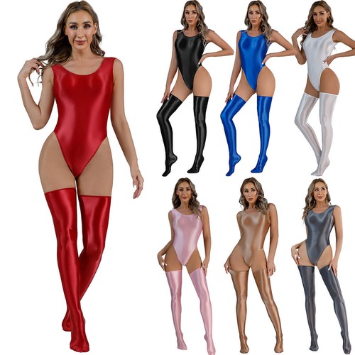 Damen satin glänzend - damen,