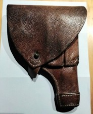 Pistolentasche Leder Holster alt braun Kaiserreich, Wehrmacht event. Schweden ?