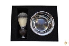 Störtebekker Rasierpinsel Set Dachshaar Rasierer Rasierschale SIEHE TEXT/FOTO