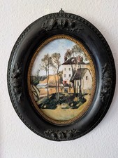 Bilderrahmen Rahmen Holz Oval