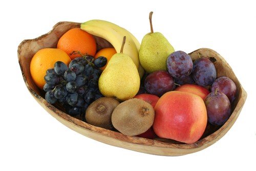 Obstschale rustikal - obstschale,