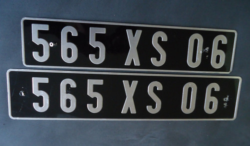 Oldtimer nummernschild kfz - oldtimer,