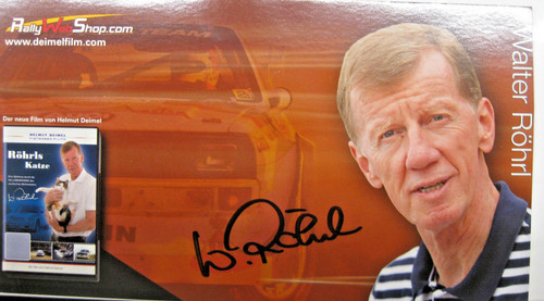 Rallye autogrammkarte flyer - rallye,