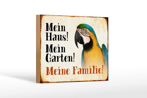 Holzschild tiere 18x12 - 18x12, cm