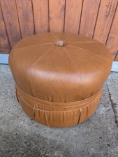 60er Vintage Hocker Sitzkissen
