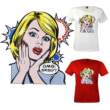 Comic Stil Damen T-Shirt Pop
