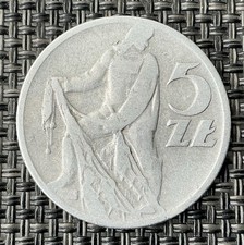 Polen 5 Zlotych 1958 Originalbilder