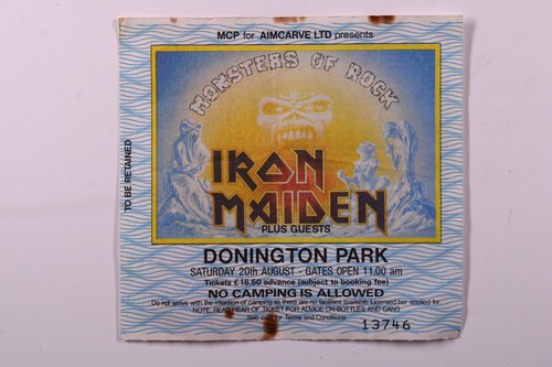 Iron maiden concert - concert, ticket