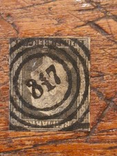  Preußen Nr.2 mit Nummernstempel 817