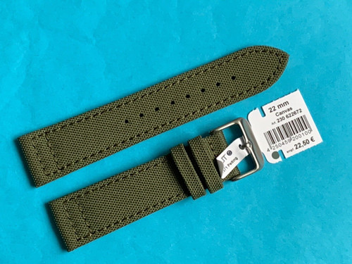 Uhrband eulit canvas leder - uhrband,