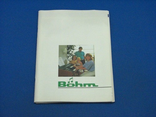 Böhm werbeprospekt - böhm, /