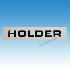 Holder Aufkleber für