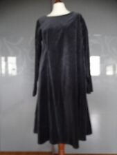 Privatsachen Kleid Hetzeder Gr. 1 Baumwollsamt, vintage black