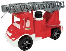 WADER Multi Truck Action Feuerwehr mit Leiter und Wasserspritze Spielzeugauto