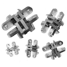 2x Edelstahl 180 Grad Kreuz