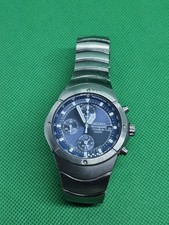 Seiko Alarm Chronograph Titanium 100m Armbanduhr 7T62-0DP0